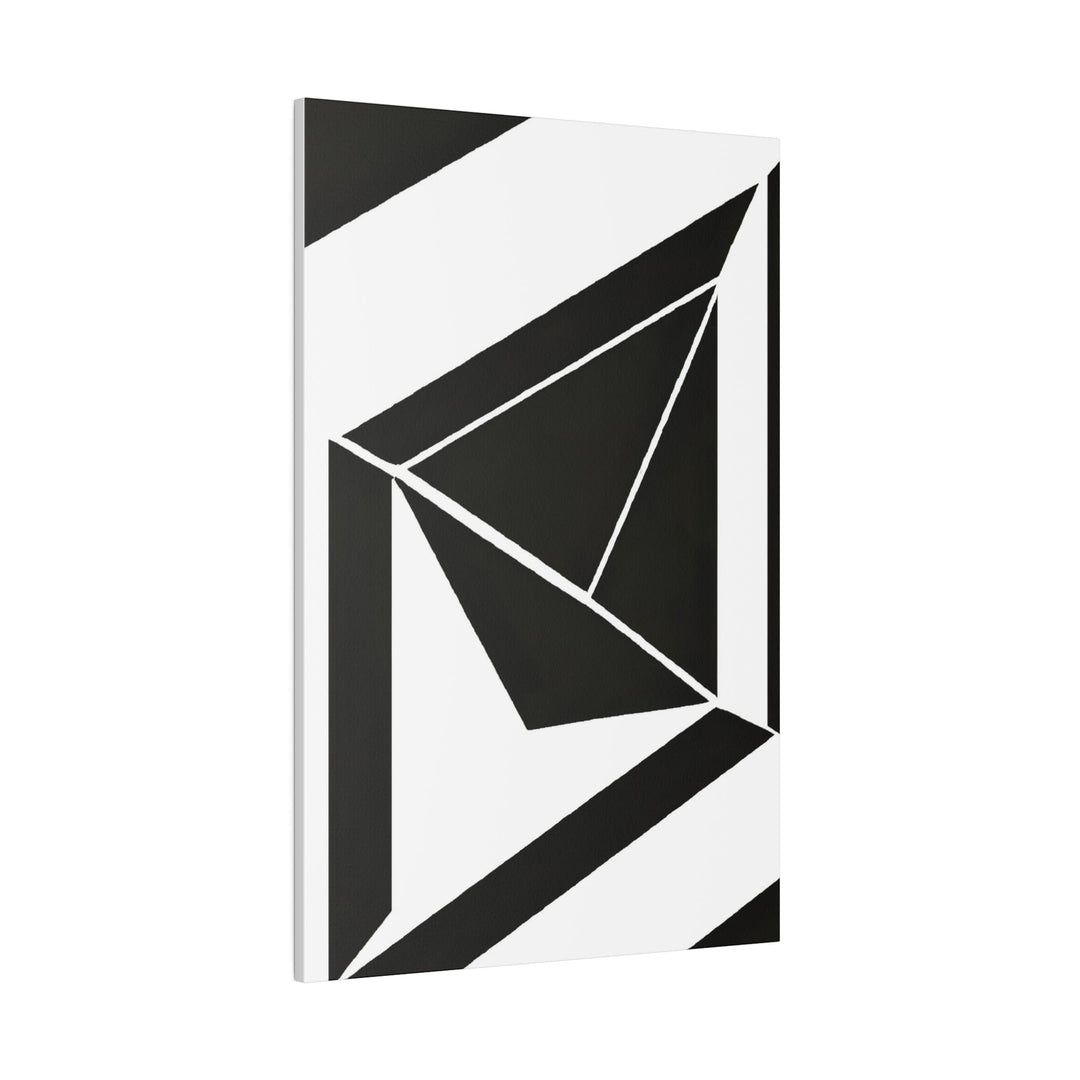 Wall Decor - Giclee Poster Art Print - Black and White Geometric Pattern