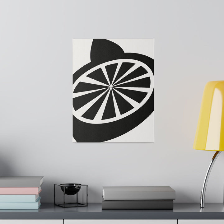 Wall Decor - Giclee Poster Art Print - Black and White Geometric Pattern