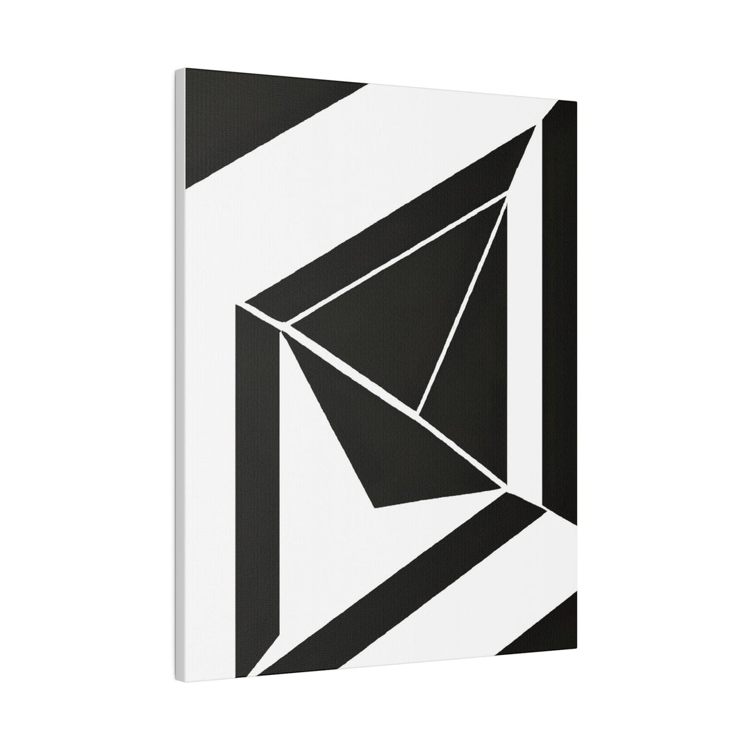 Wall Decor - Giclee Poster Art Print - Black and White Geometric Pattern