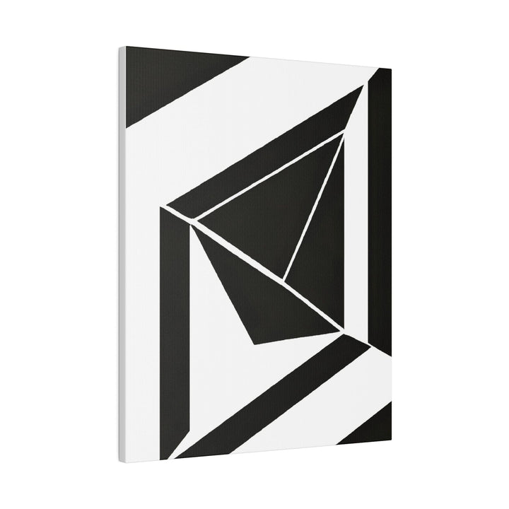 Wall Decor - Giclee Poster Art Print - Black and White Geometric Pattern