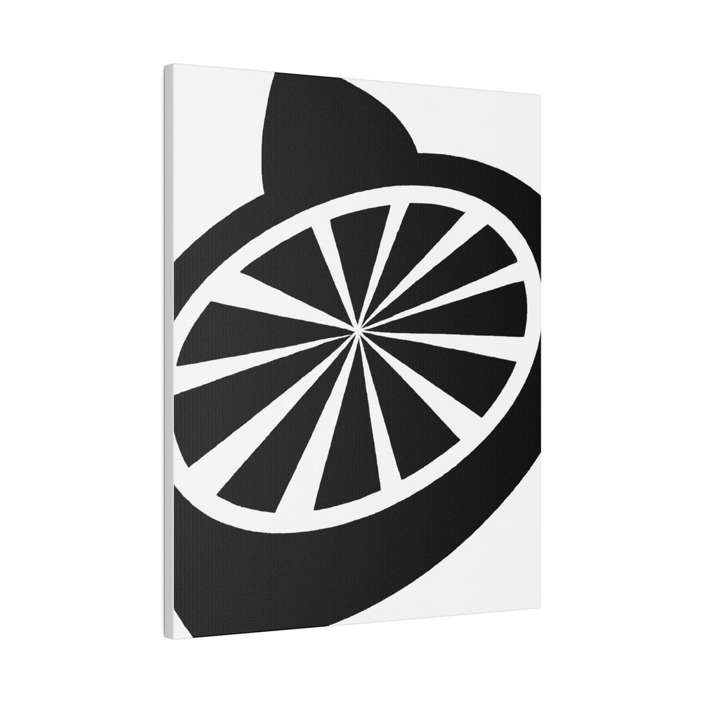 Wall Decor Giclee Fine Art Print - Black and White Geometric Pattern