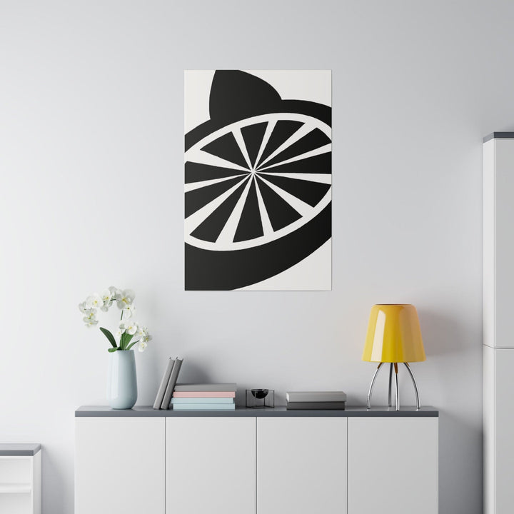 Wall Decor - Giclee Poster Art Print - Black and White Geometric Pattern