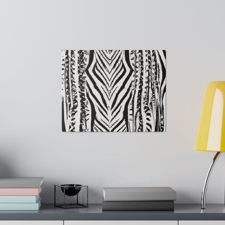 Wall Decor - Giclee Poster Art Print - Black and White Native Pattern