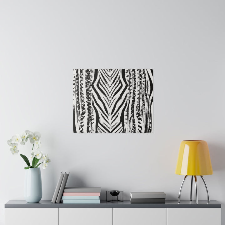 Wall Decor - Giclee Poster Art Print - Black and White Native Pattern