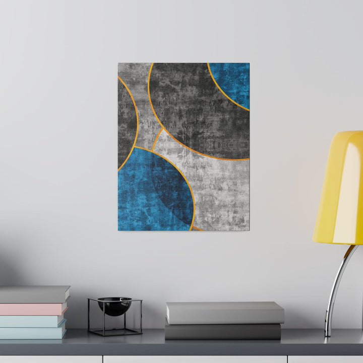 Wall Decor - Giclee Poster Art Print - Blue Grey Design - Decorative | Wall Art