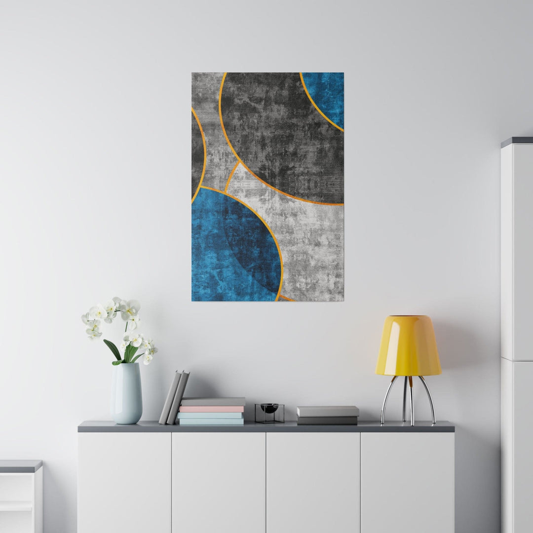 Wall Decor - Giclee Poster Art Print - Blue Grey Design - Decorative | Wall Art