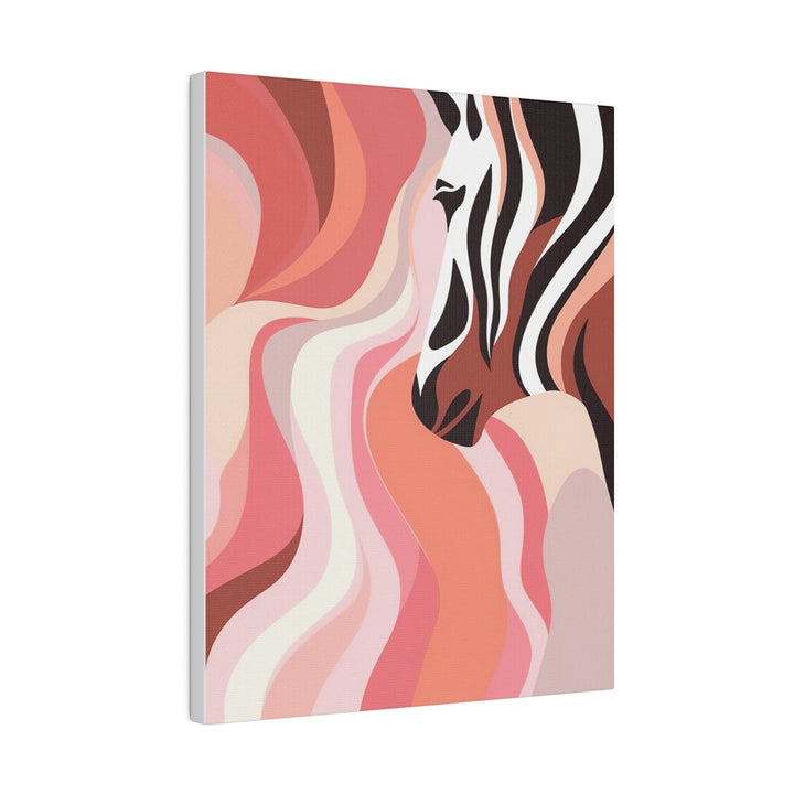 Wall Decor - Giclee Poster Art Print - Boho Pink and White Contemporary Art