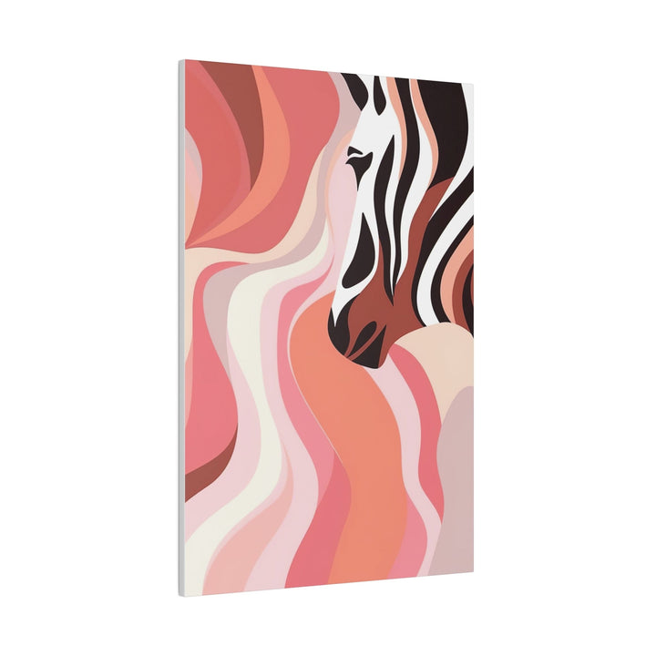 Wall Decor - Giclee Poster Art Print - Boho Pink and White Contemporary Art