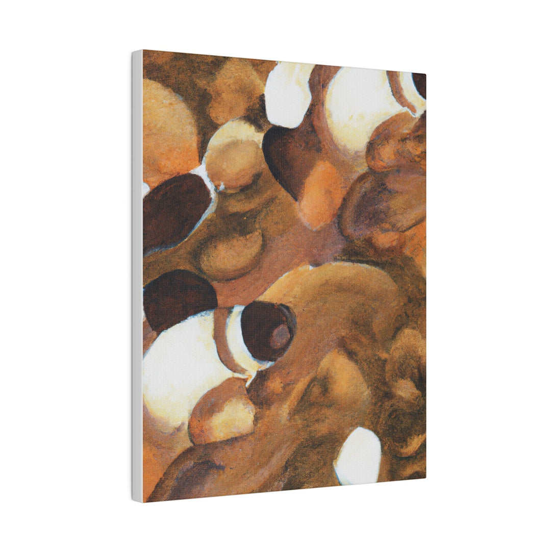 Wall Decor Giclee Fine Art Print - Brown White Stone Pattern - Decorative