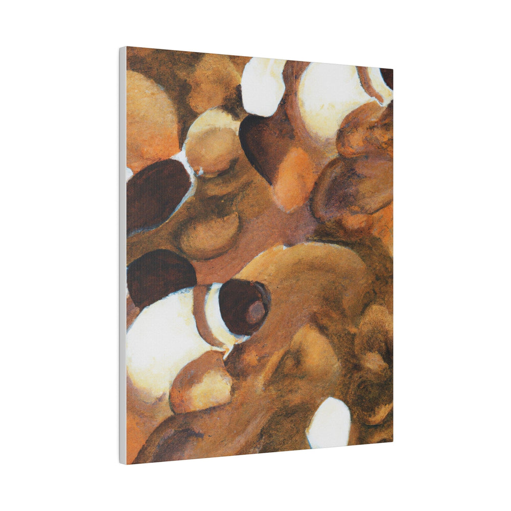 Wall Decor Giclee Fine Art Print - Brown White Stone Pattern - Decorative