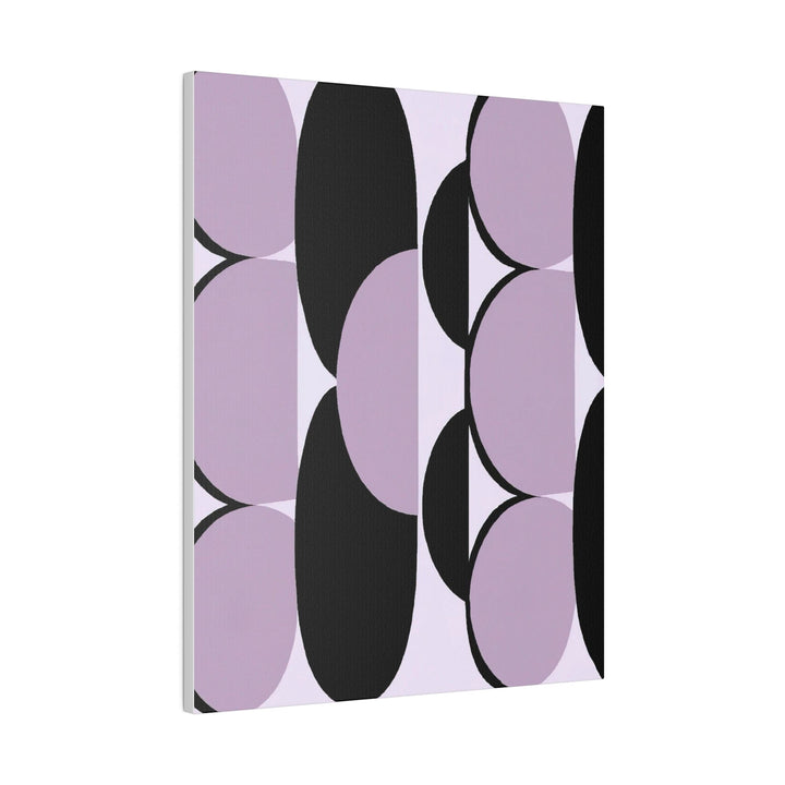 Wall Decor - Giclee Poster Art Print - Geometric Lavender and Black Pattern