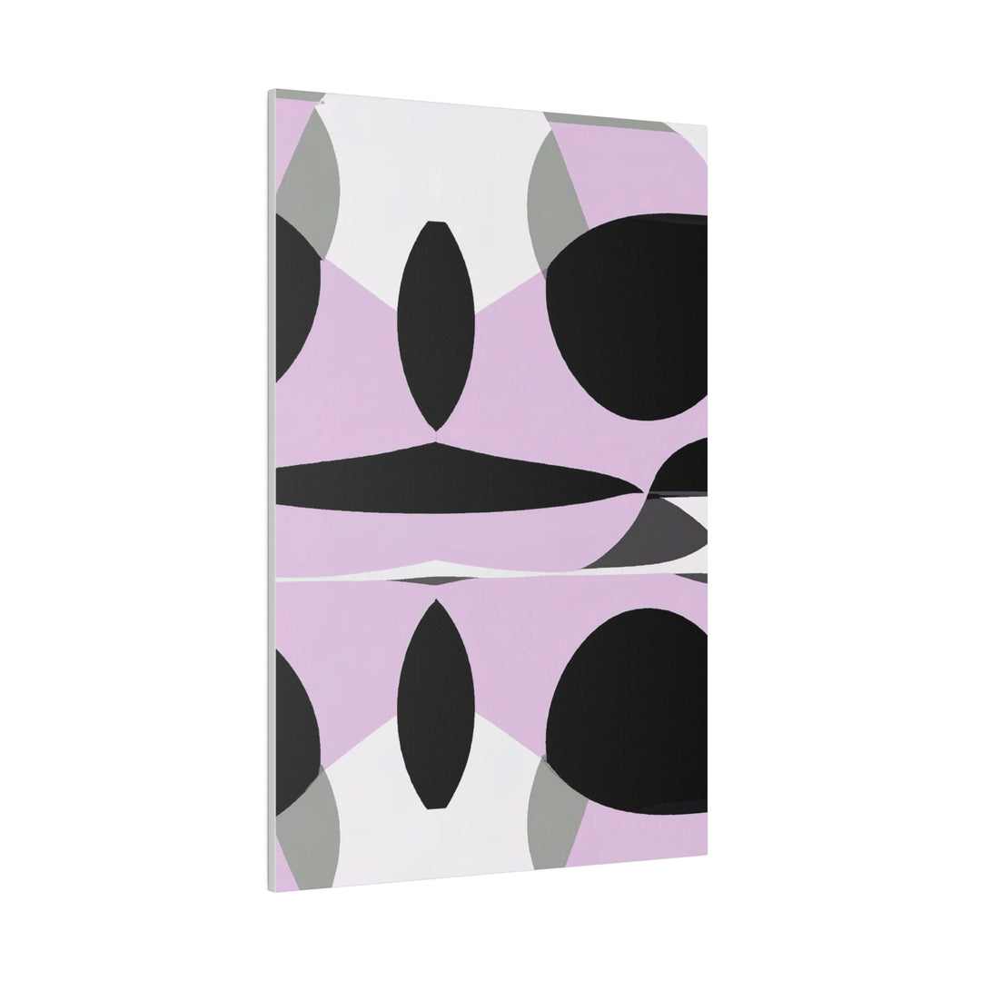 Wall Decor Giclee Fine Art Print - Geometric Lavender and Black Pattern