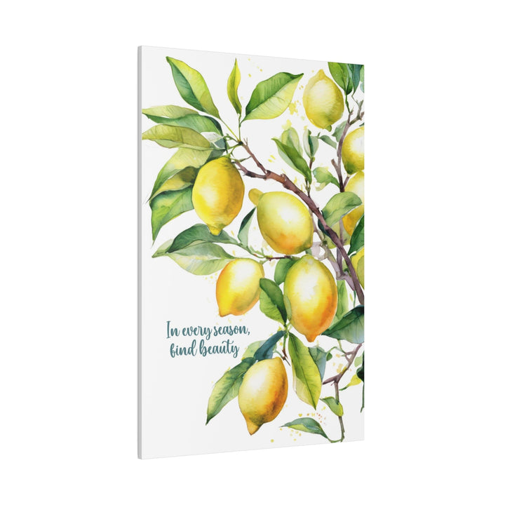 Wall Decor - Giclee Poster Art Print - Lemon Tree in Every Season Find Beauty