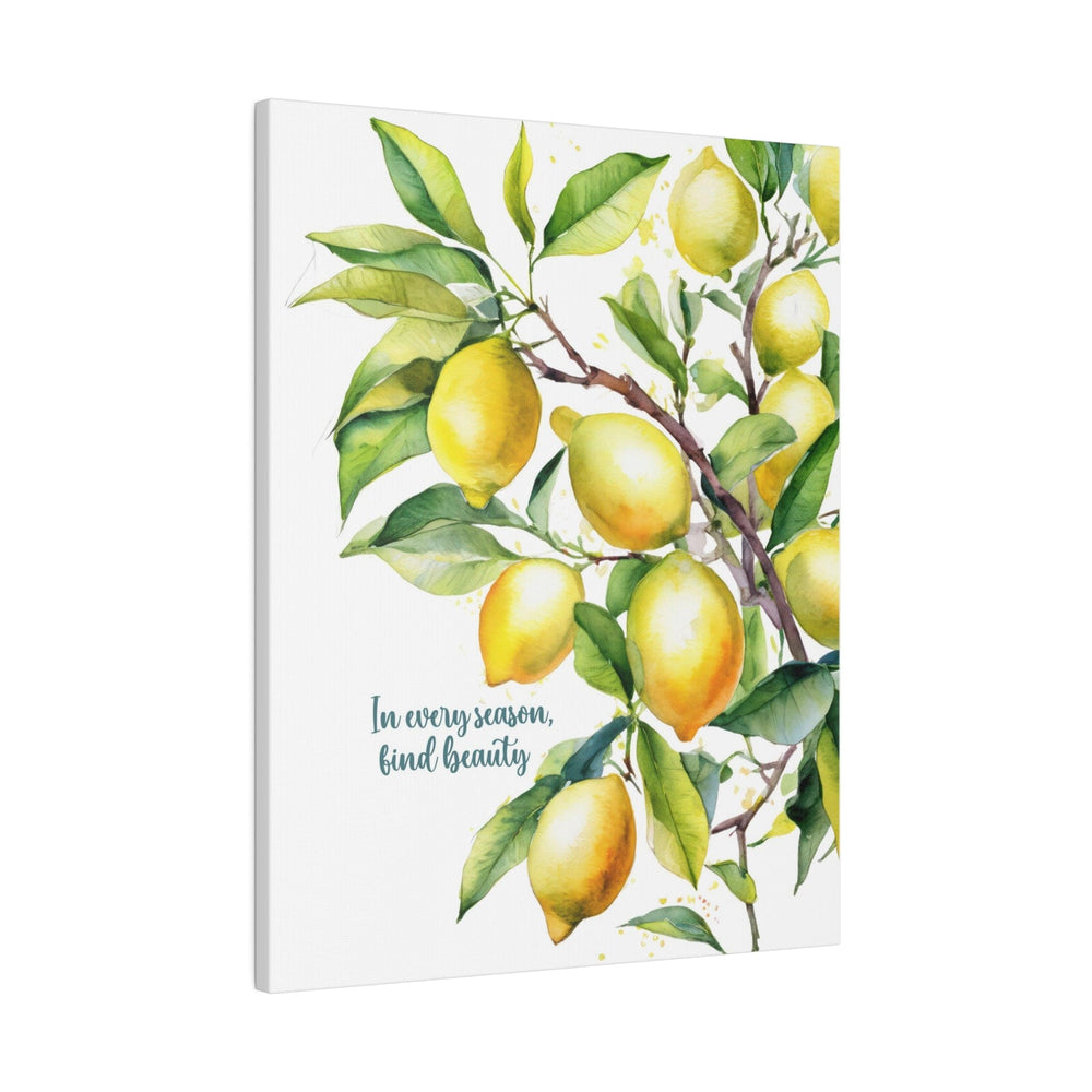 Wall Decor Giclee Fine Art Print - Lemon Tree in Every Season Find Beauty Art