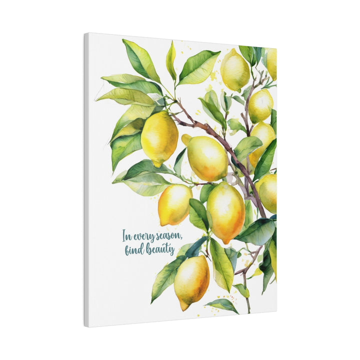 Wall Decor - Giclee Poster Art Print - Lemon Tree in Every Season Find Beauty