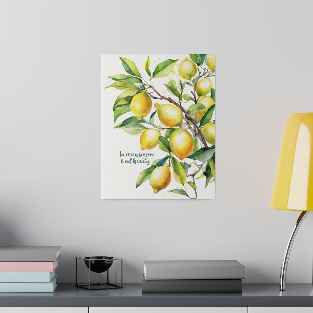 Wall Decor - Giclee Poster Art Print - Lemon Tree in Every Season Find Beauty