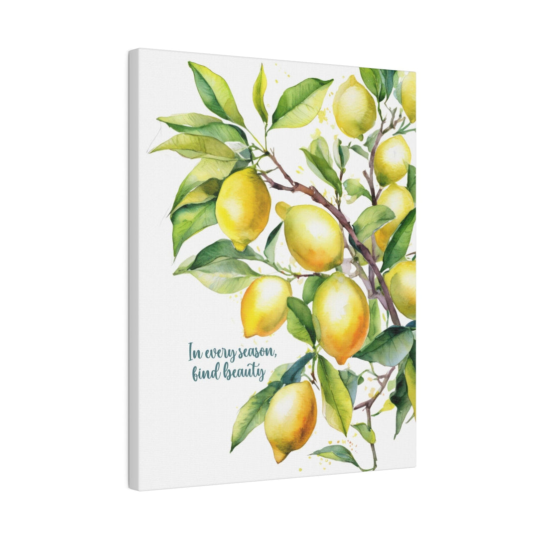 Wall Decor Giclee Fine Art Print - Lemon Tree in Every Season Find Beauty Art