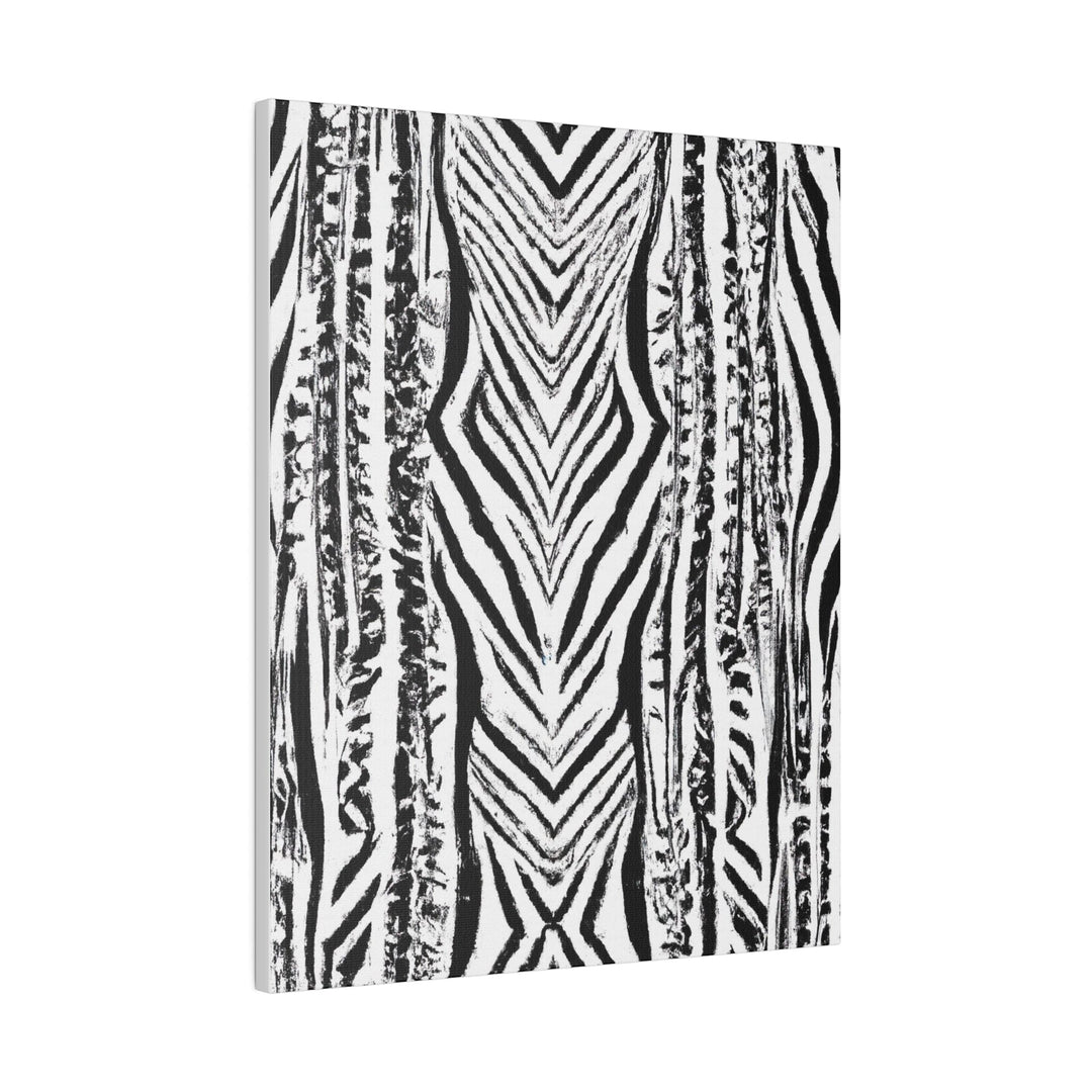 Wall Decor Giclee Fine Art Print - Native Black and White Abstract Pattern