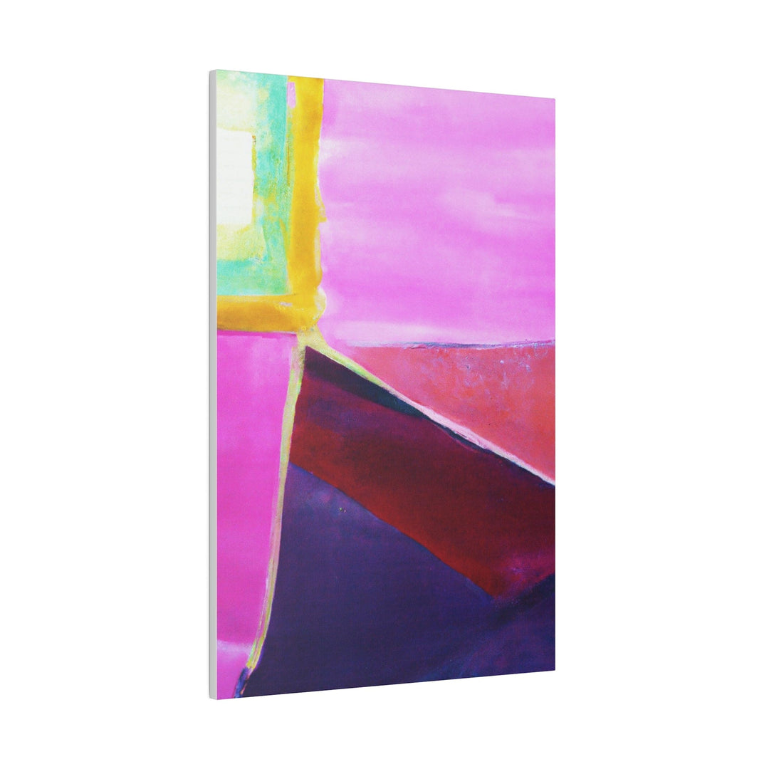 Wall Decor - Giclee Poster Art Print - Pink Purple Red Geometric Pattern