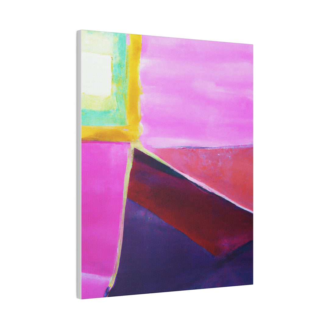 Wall Decor - Giclee Poster Art Print - Pink Purple Red Geometric Pattern