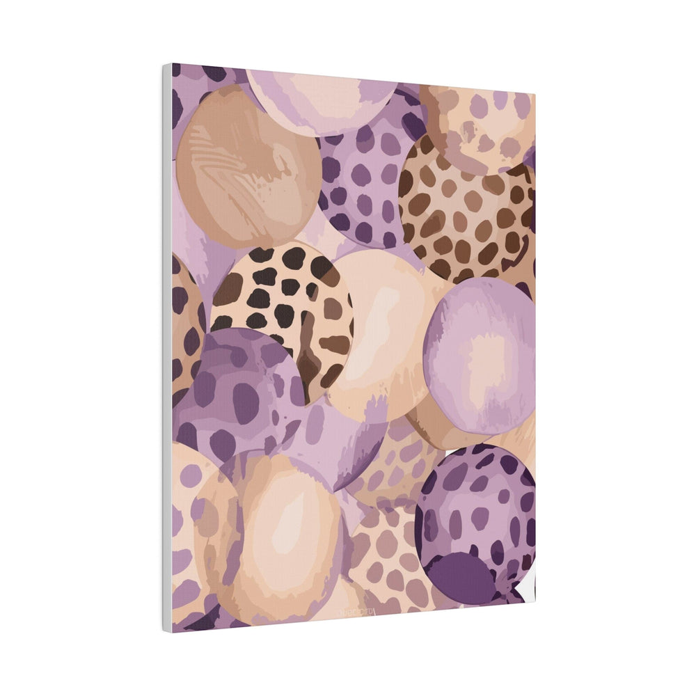 Wall Decor Giclee Fine Art Print - Purple Lavender and Brown Spotted