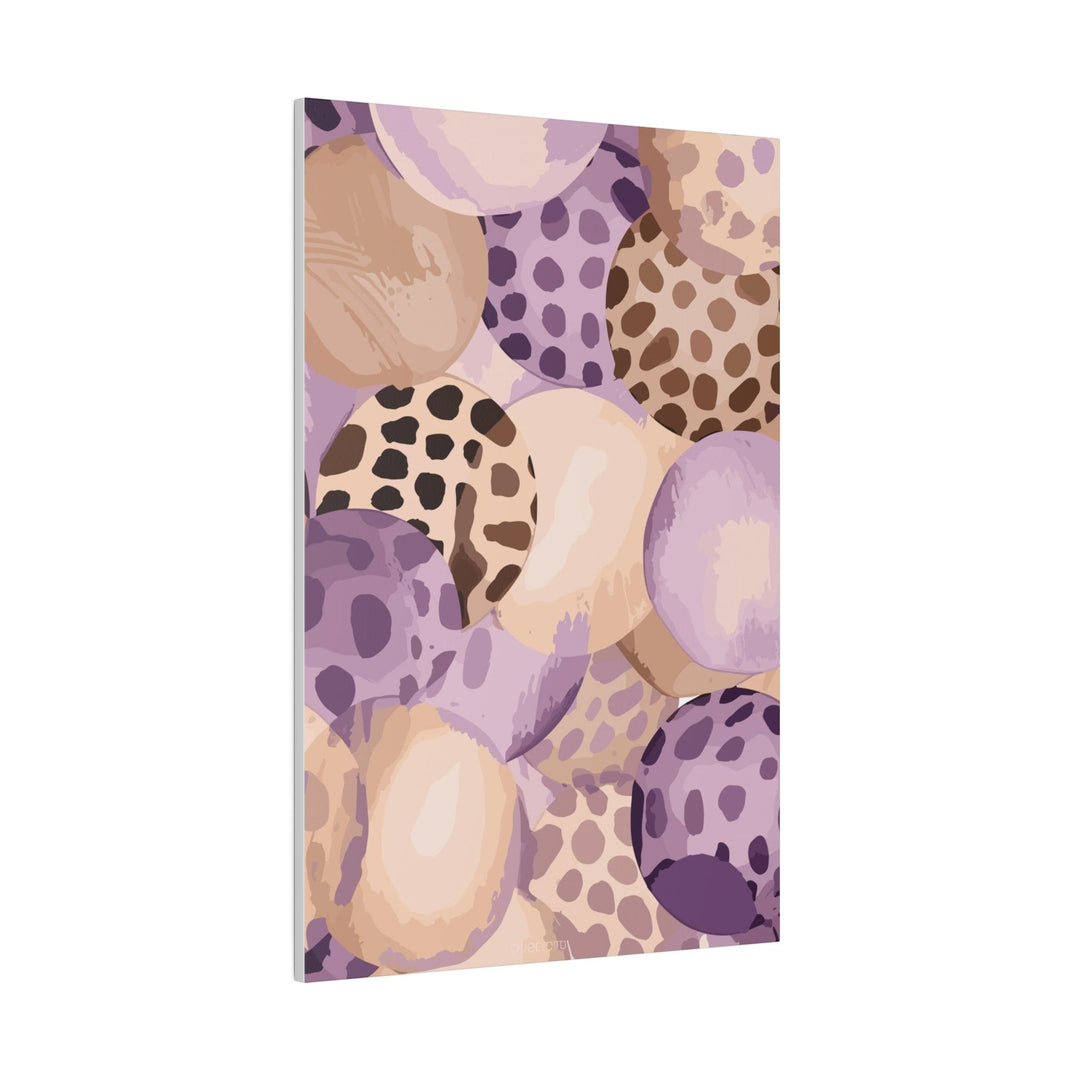 Wall Decor - Giclee Poster Art Print - Purple Lavender and Brown Spotted