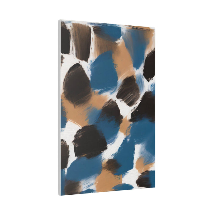 Wall Decor Giclee Fine Art Print - Spotted Rustic Brown Black Blue Abstract