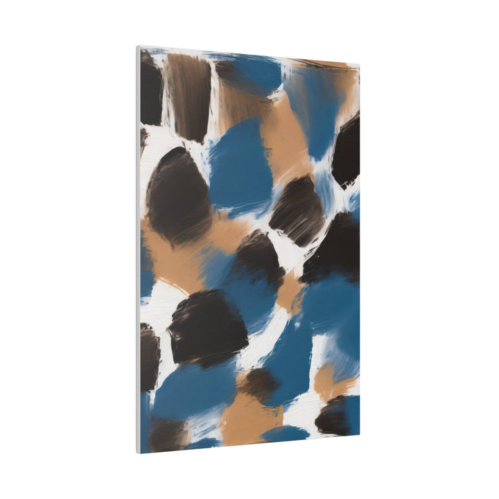 Wall Decor Giclee Fine Art Print - Spotted Rustic Brown Black Blue Abstract