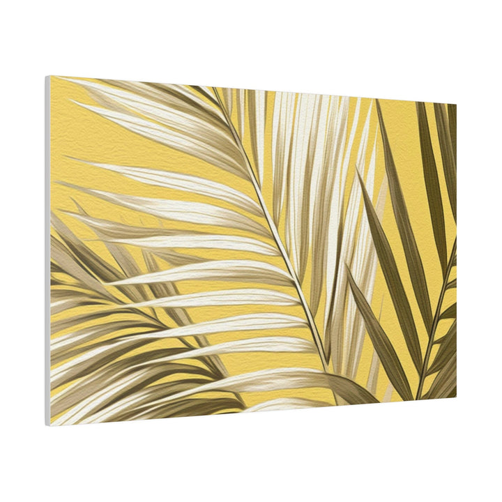 Wall Decor Giclee Fine Art Print - White Brown Palm Leaves - Decorative | Wall