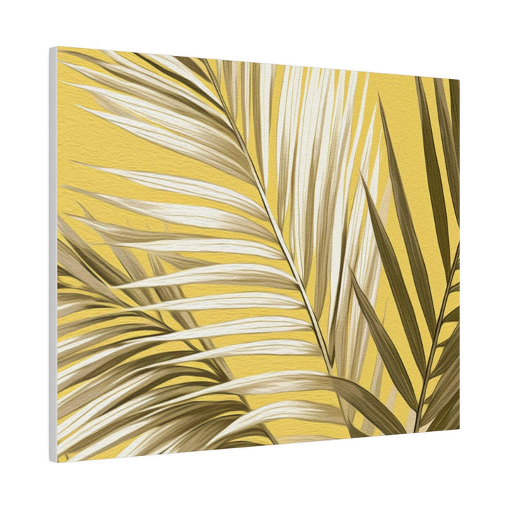 Wall Decor Giclee Fine Art Print - White Brown Palm Leaves - Decorative | Wall