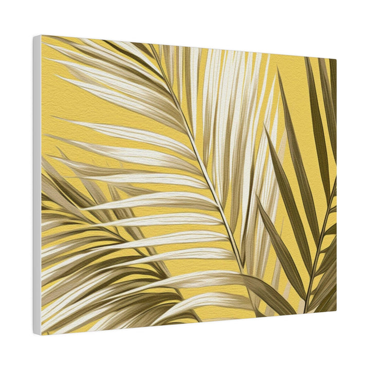 Wall Decor Giclee Fine Art Print - White Brown Palm Leaves - Decorative | Wall