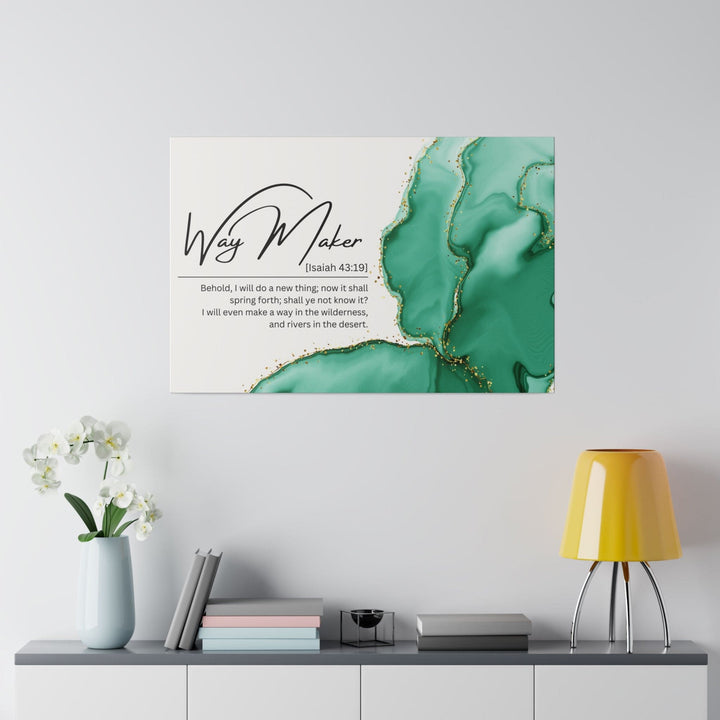 Wall Decor Giclee Fine Art Print - Way Maker Green Design - Decorative | Wall