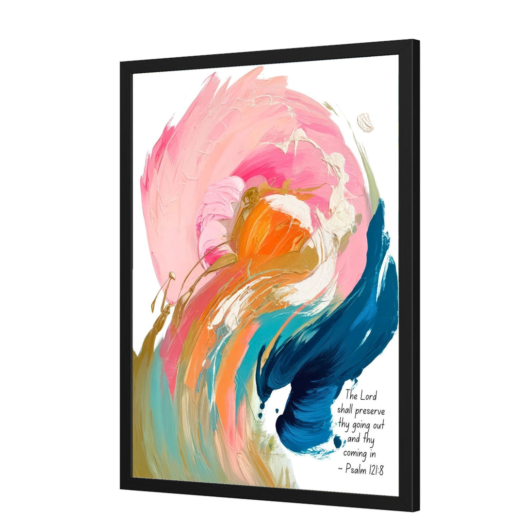 Wall Decor - Giclee Poster Art Print - Inspiration Artwork Psalm 121:8