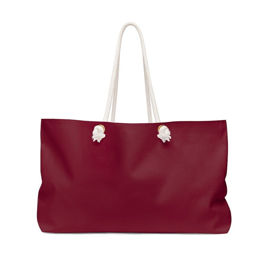 Weekender Tote Bag Burgundy - Bags | Tote Bags | Weekender