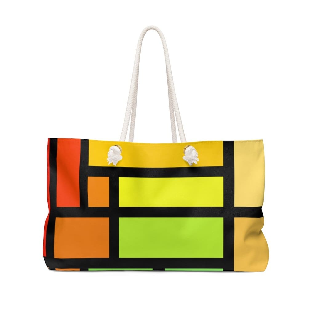 Weekender Tote Bag Colorblock - Bags | Tote Bags | Weekender