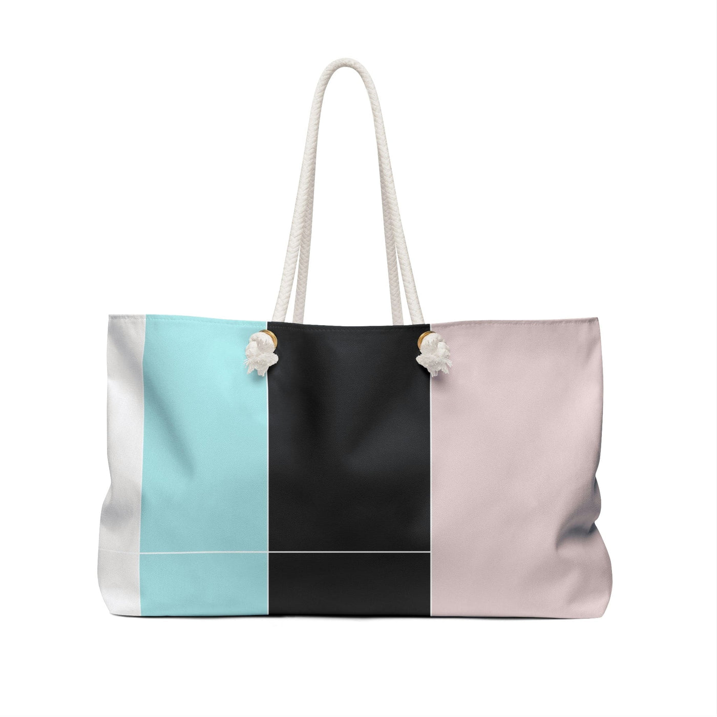 Weekender Tote Bag For Work/school/travel Pastel Colorblock S2 - Bags | Tote