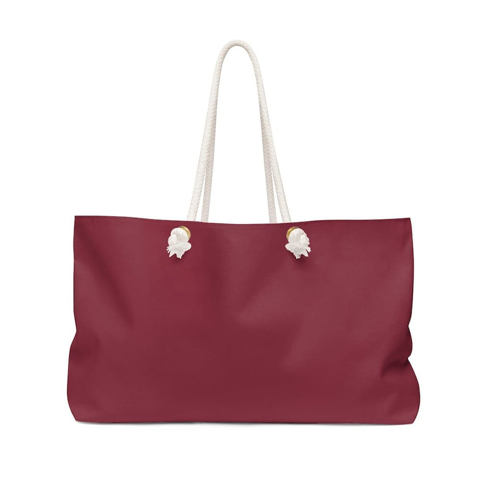 Weekender Tote Bag Maroon Red - Bags | Tote Bags | Weekender