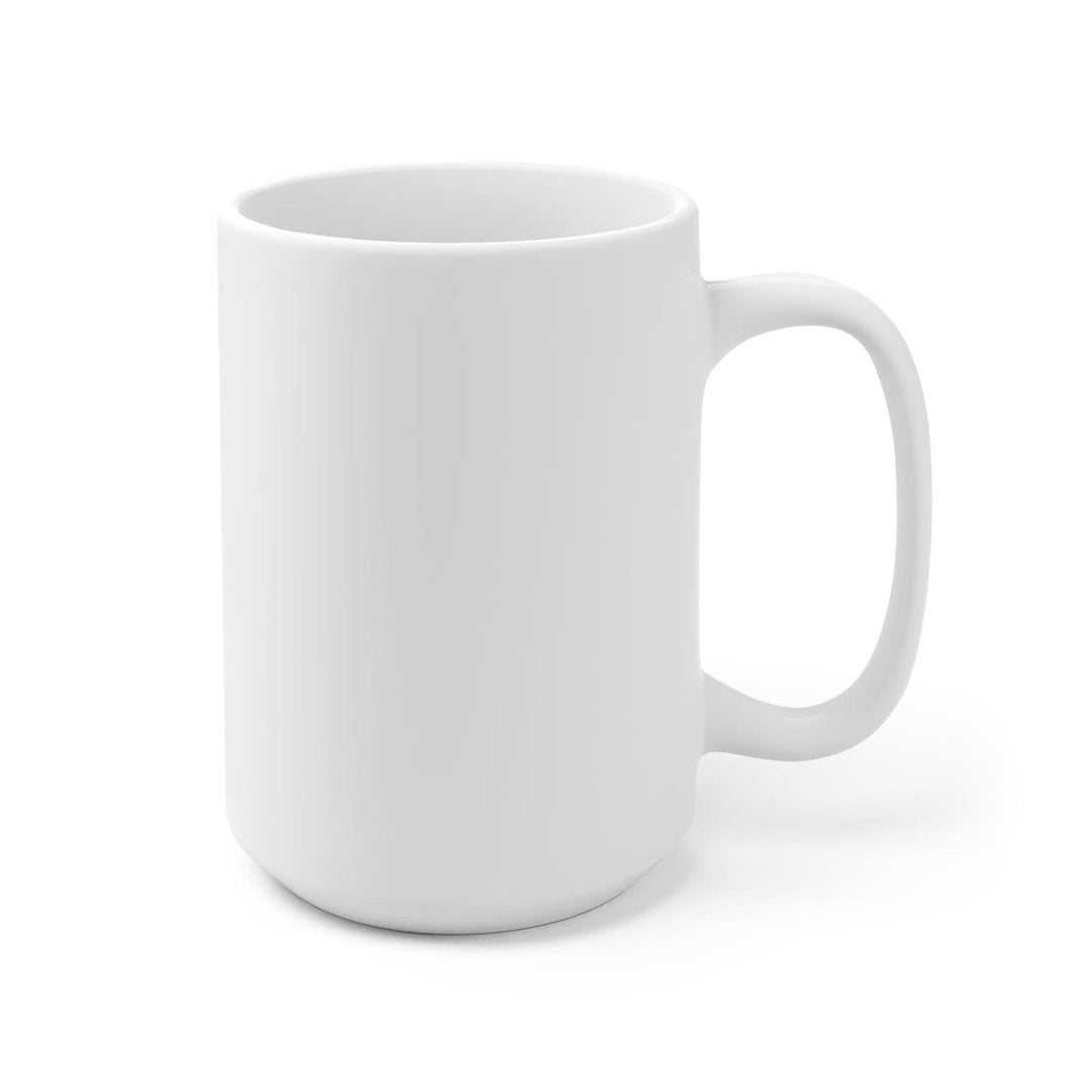 White Ceramic Mug 15oz - Decorative | Ceramic Mugs | 15oz