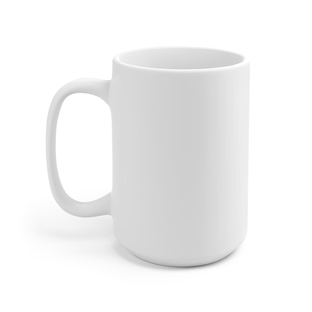 White Ceramic Mug 15oz - Decorative | Mugs