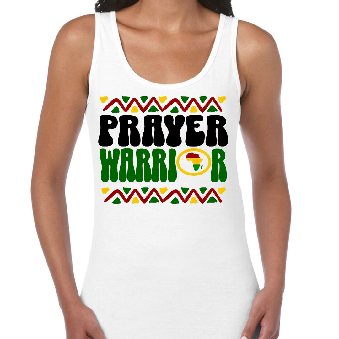 Womens Activewear Prayer Warrior Christian Inspiration Africa Black - Womens