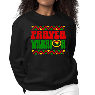 Womens Activewear Prayer Warrior Christian Inspiration Africa Red - Womens