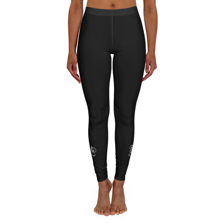 Womens Black Fitness Leggings Bride Accessories Wedding - Womens | Leggings