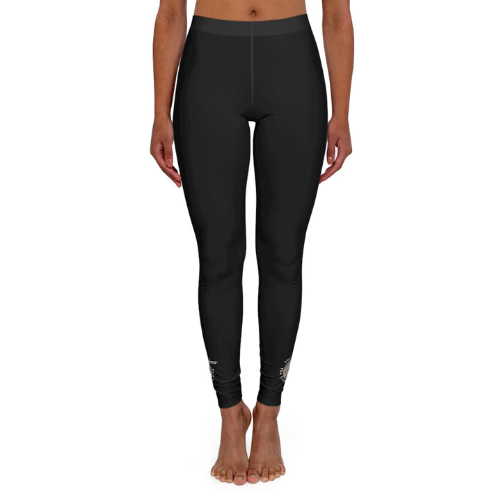 Womens Black Fitness Leggings the Truth the Way the Life - Womens/Leggings/Black