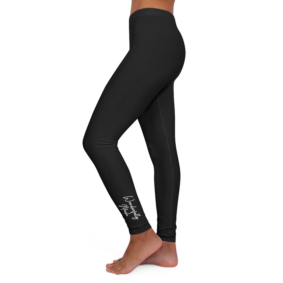 Womens Black Fitness Leggings Wonderfully Made - Womens/Leggings/Black