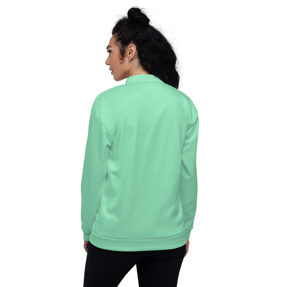 Womens Bomber Jacket Seafoam Green 2