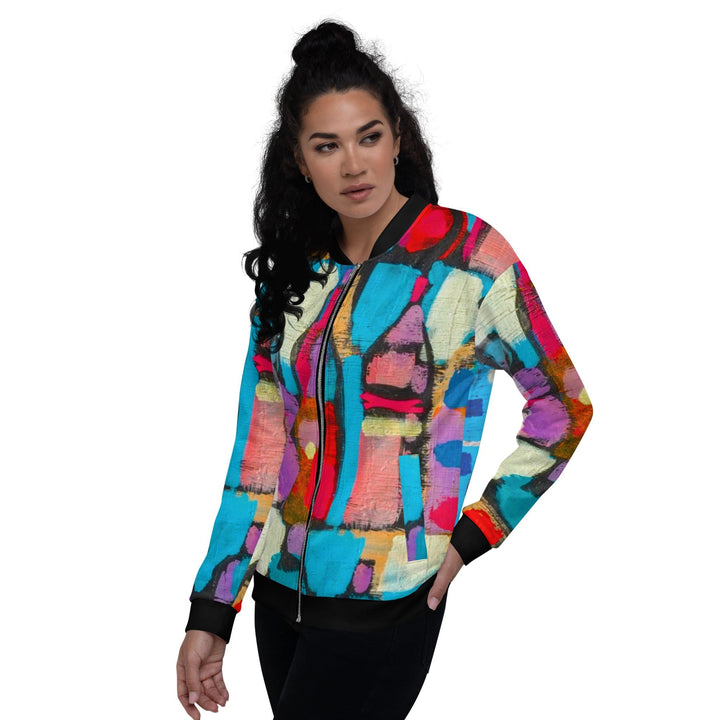 Womens Bomber Jacket Sutileza Smooth Print