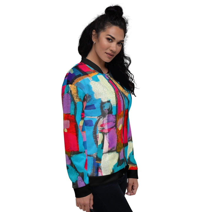 Womens Bomber Jacket Sutileza Smooth Print