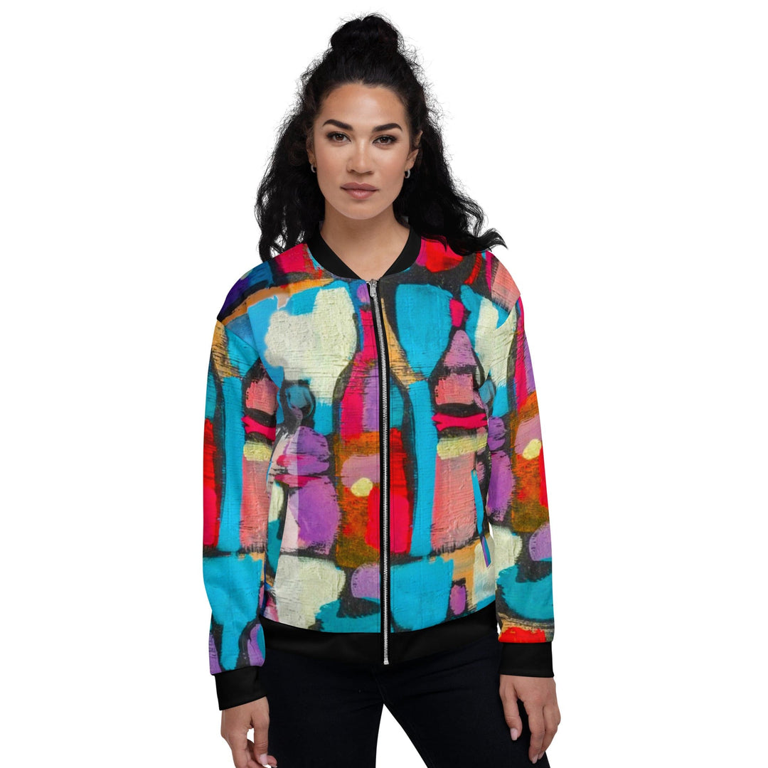 Womens Bomber Jacket Sutileza Smooth Print