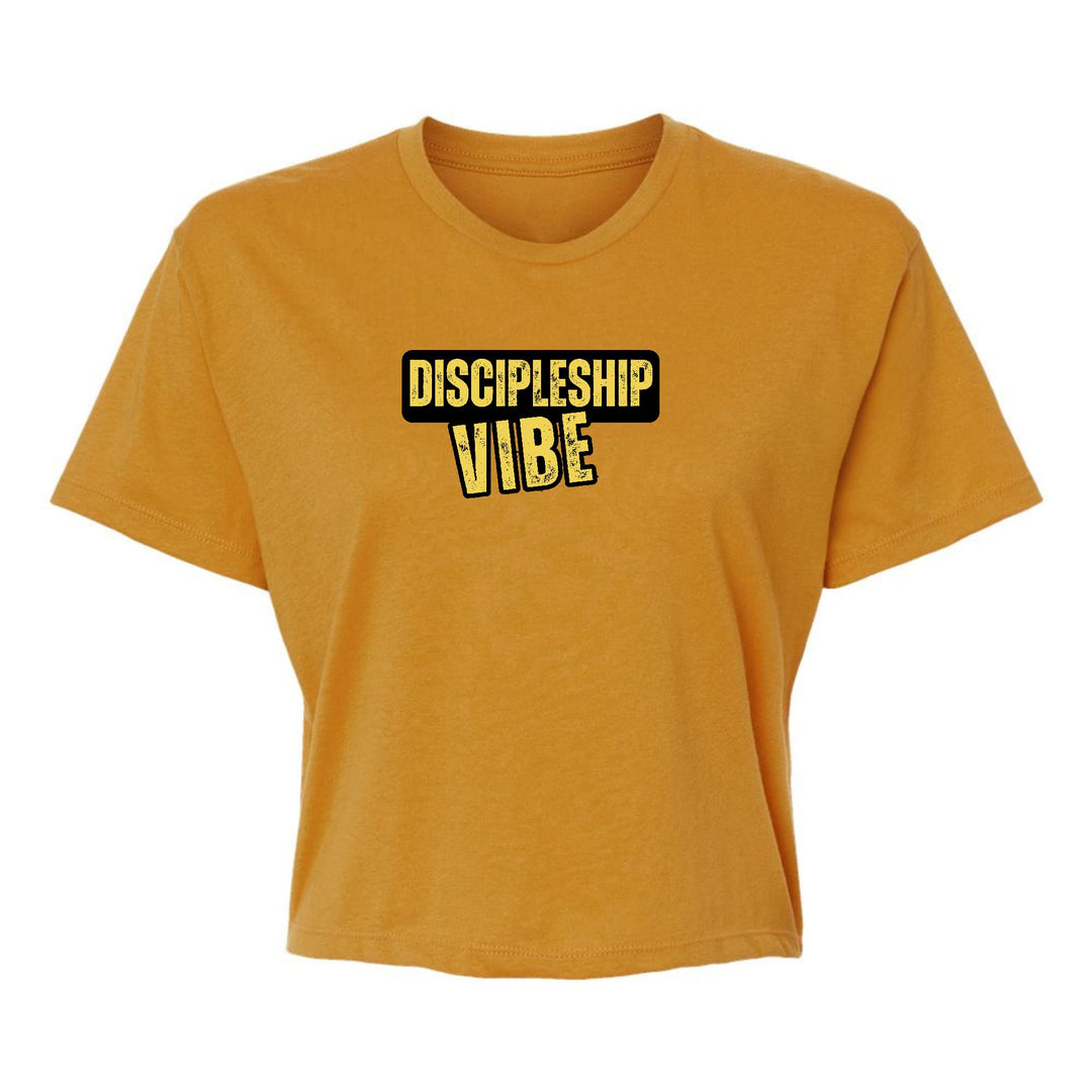 Womens Cropped Graphic T-shirt - Discipleship Vibe - Womens/T-Shirts/Cropped