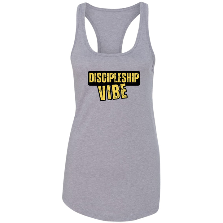 Womens Fitness Tank Top Graphic T-shirt Discipleship Vibe - Womens | Tank Tops